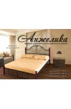 Кровать Анжелика на деревянных ножках Металл-Дизайн