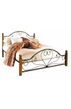 Кровать Джоконда на деревянных ножках Металл-Дизайн