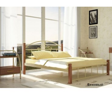 Кровать Кассандра на деревянных ножках Металл-Дизайн