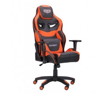 Кресло VR Racer Expert Genius черный/оранжевый (Tilt) АМФ 521173