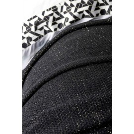 Набор постельное белье с пледом Blaze siyah 2019-1 черный Karaca Home
