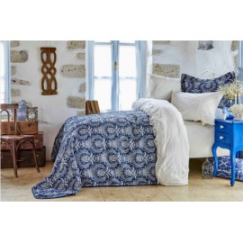 Набор постельное белье с покрывалом Elina beyaz 2018-2 белый Karaca Home Vip Collection