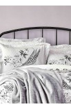 Набор постельное белье с покрывалом Arden siyah 2020-1 чёрный Karaca Home