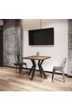 Обеденный стол Свен-4 (80) Металл-Дизайн | Loft