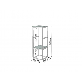 Барная стойка Модуль мини Металл-Дизайн | Loft