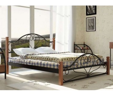 Кровать Джоконда на деревянных ножках Металл-Дизайн