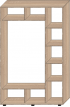 Шафа-купе ШК-02 (1700 х 600 x 2200) Алекса
