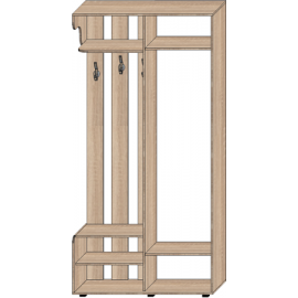 Прихожая Уют с одной раздвижной дверью (1200 х 400 х 2400) Алекса