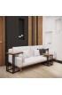 Комплект столиків Кава Брейк 2 в 1 (55 см + 40 см) Метал-Дизайн | Loft