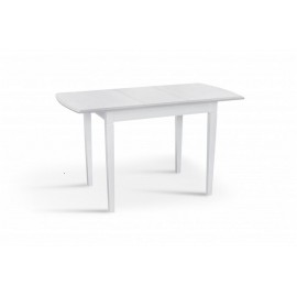 Обеденный раскладной стол Карат (белый/белый) Микс Мебель