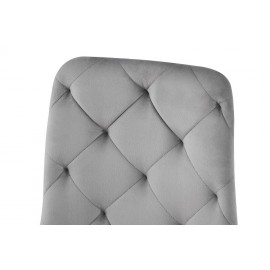 Стілець обідній Трасті (велюр сірий) Мікс Меблі