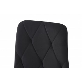 Стілець обідній Меморі (велюр чорний) Мікс Меблі