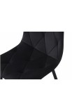 Стілець обідній Меморі (велюр чорний) Мікс Меблі