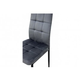 Стул обеденный Айс (велюр темно-серый) Микс Мебель