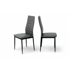 Стул обеденный Рио (черный/серый) Микс Мебель