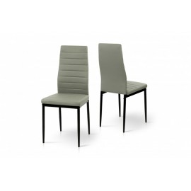 Стілець обідній Ріо (чорний/світло-сірий) Мікс Меблі