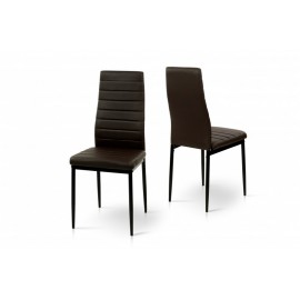 Стул обеденный Рио (черный/темный шоколад) Микс Мебель