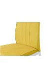 Стул обеденный Ричь (белый/велюр желтый) Микс Мебель