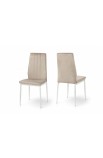 Стул обеденный Ричь (белый/велюр песочный)  Микс Мебель