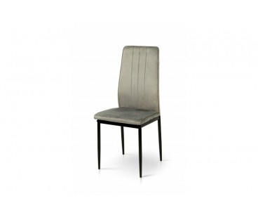 Стул обеденный Ричь (черный/велюр серый) Микс Мебель