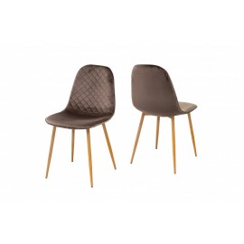 Стул обеденный Марс (термо/велюр брауни) Микс Мебель