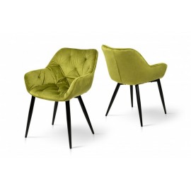 Кресло Парадиз (велюр оливковый) Микс Мебель