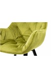 Кресло Парадиз (велюр оливковый) Микс Мебель