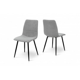Стул обеденный Ментос G (черный/серый) Микс Мебель