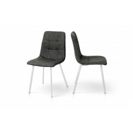 Стул обеденный Чили (белый/серая сталь) Микс Мебель