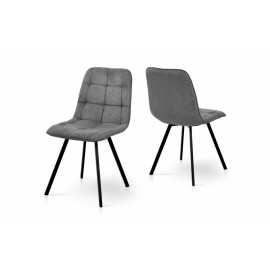 Стул обеденный Софт (черный/темно-серый) Микс Мебель