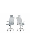 Стілець комп'ютерний Тонус (білий/світло-сірий) Мікс Меблі