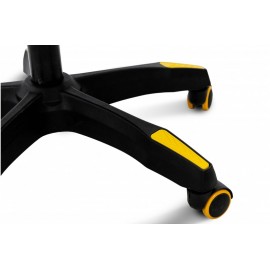 Крісло комп'ютерне Слім (чорний/жовтий) Мікс Меблі