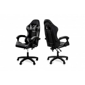 Кресло компьютерное Слим (черный/серый) Микс Мебель