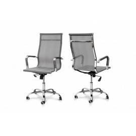 Кресло Нетворк PVC (сетка, серый) Микс Мебель