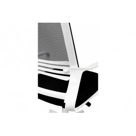 Комп'ютерне крісло Веб (чорний/білий) Мікс Меблі