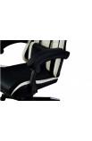 Геймерське крісло Форест (чорний/білий) Мікс Меблі