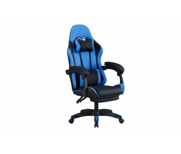 Геймерське крісло Форест (чорний/темно-синій) Мікс Меблі